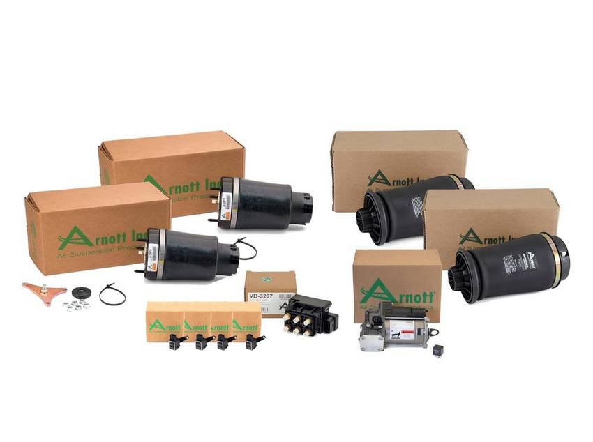 Mercedes Suspension Air Spring Kit - Front and Rear (with Rear Air Suspension and Airmatic) 164320611380 - Arnott 4003395KIT